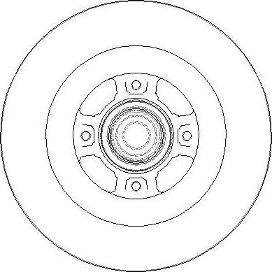 Triscan 115-P001351L - Гальмівний диск autocars.com.ua