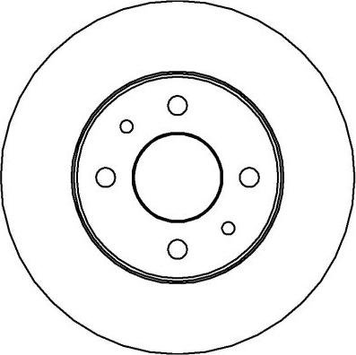 National NBD164 - Гальмівний диск autocars.com.ua