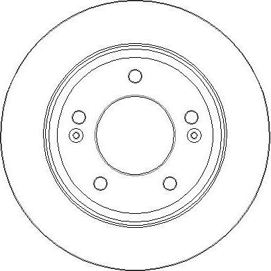 Japanparts 610HH12 - Гальмівний диск autocars.com.ua