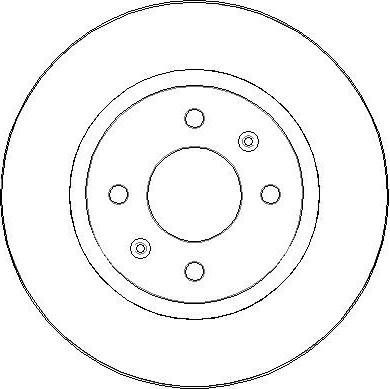 NATIONAL NBD1687 - Гальмівний диск autocars.com.ua