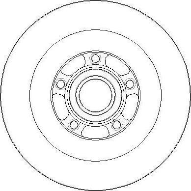 Delphi BG9135RS - Гальмівний диск autocars.com.ua