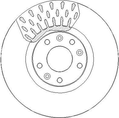 BENDIX 522053 - Тормозной диск avtokuzovplus.com.ua