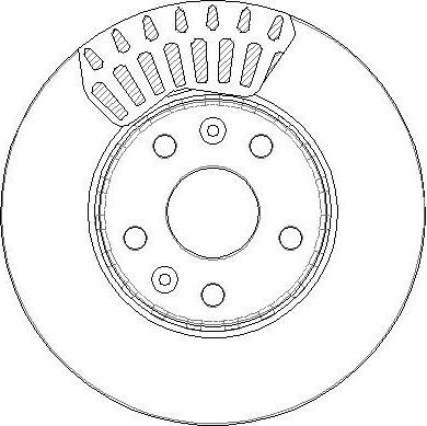 DJ Parts BD2826 - Гальмівний диск autocars.com.ua