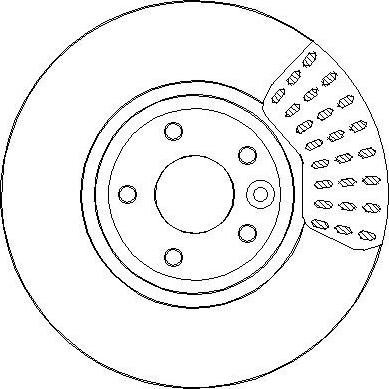 ATE 428328 - Гальмівний диск autocars.com.ua