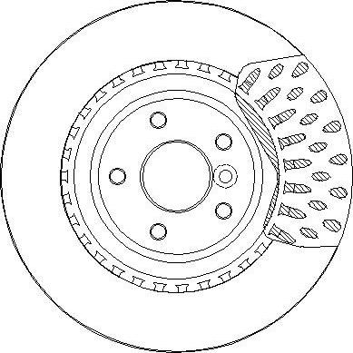 Allied Nippon AND7115 - Гальмівний диск autocars.com.ua