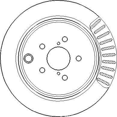 Girling DF 4875 - Гальмівний диск autocars.com.ua