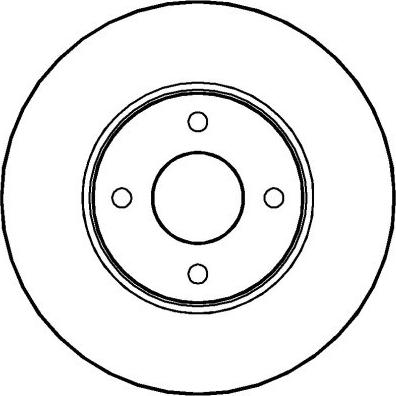 National NBD207 - Тормозной диск avtokuzovplus.com.ua