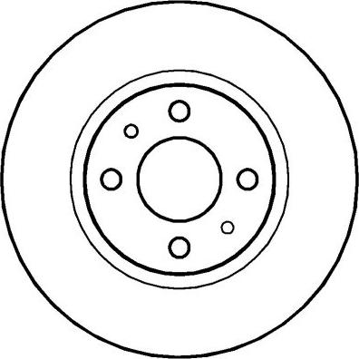 National NBD215 - Гальмівний диск autocars.com.ua