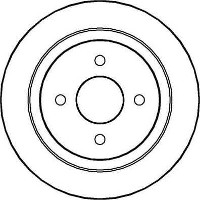 National NBD219 - Гальмівний диск autocars.com.ua