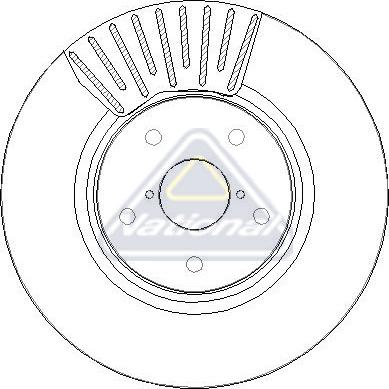 National NBD2237 - Тормозной диск avtokuzovplus.com.ua