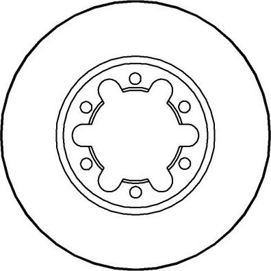 National NBD231 - Гальмівний диск autocars.com.ua