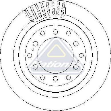 National NBD2370 - Тормозной диск avtokuzovplus.com.ua