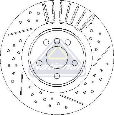National NBD2413 - Гальмівний диск autocars.com.ua