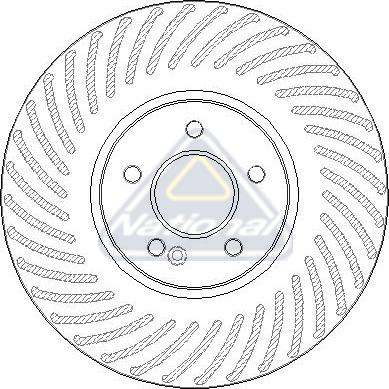 National NBD2430 - Тормозной диск avtokuzovplus.com.ua