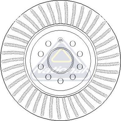 NATIONAL NBD2518 - Гальмівний диск autocars.com.ua