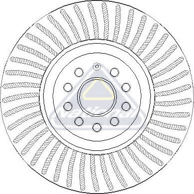 NATIONAL NBD2522 - Гальмівний диск autocars.com.ua