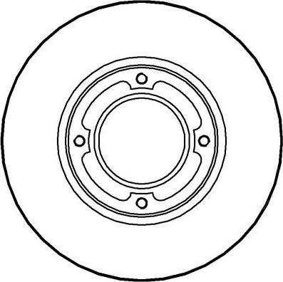 NATIONAL NBD254 - Гальмівний диск autocars.com.ua