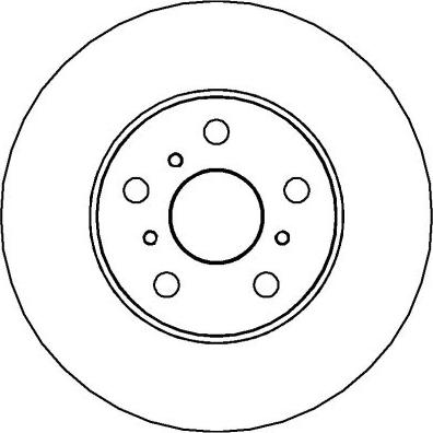 Eurobrake 5815204538 - Гальмівний диск autocars.com.ua