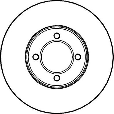 Japko 60240 - Гальмівний диск autocars.com.ua