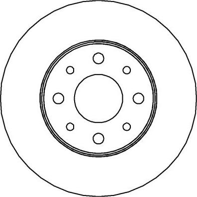 National NBD283 - Гальмівний диск autocars.com.ua