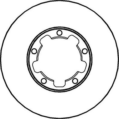 National NBD481 - Гальмівний диск autocars.com.ua