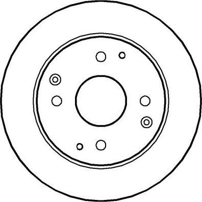 Kawe 6448 00 - Гальмівний диск autocars.com.ua