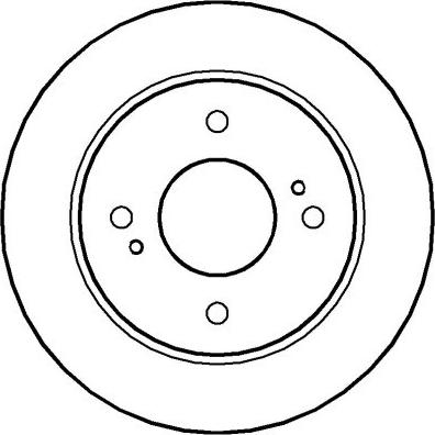 National NBD532 - Гальмівний диск autocars.com.ua