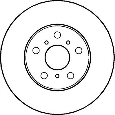 National NBD548 - Гальмівний диск autocars.com.ua