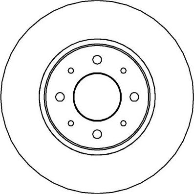 National NBD569 - Гальмівний диск autocars.com.ua