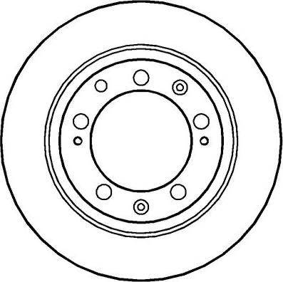 National NBD622 - Гальмівний диск autocars.com.ua