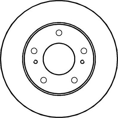 CAR DF 6709.20 - Тормозной диск avtokuzovplus.com.ua