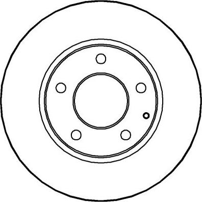 NATIONAL NBD675 - Гальмівний диск autocars.com.ua