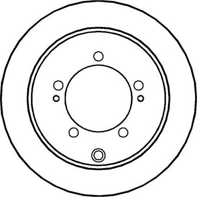 AE ADC44337 - Гальмівний диск autocars.com.ua