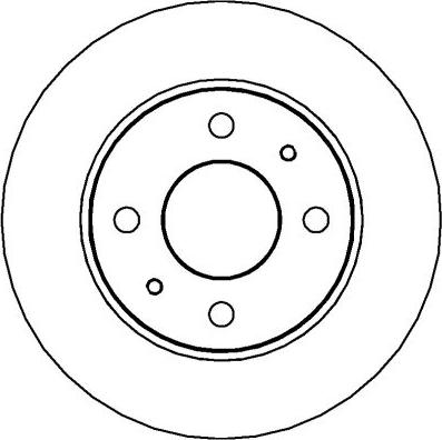 National NBD823 - Гальмівний диск autocars.com.ua