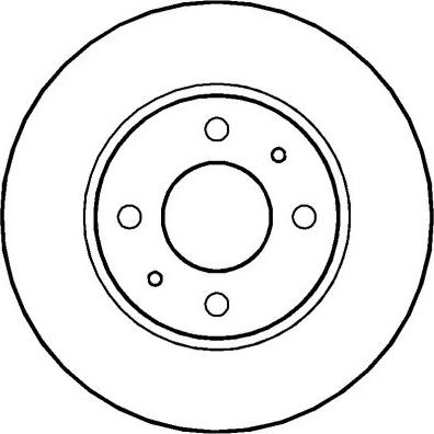 National NBD824 - Гальмівний диск autocars.com.ua