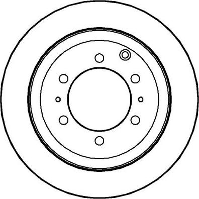 National NBD833 - Гальмівний диск autocars.com.ua
