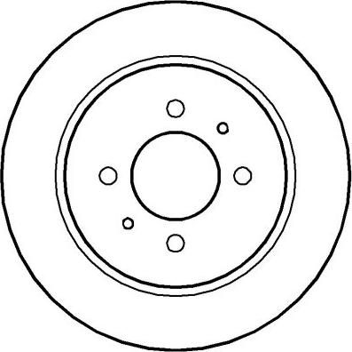 DON PCD17012 - Тормозной диск avtokuzovplus.com.ua