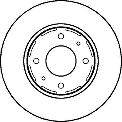 National NBD970 - Гальмівний диск autocars.com.ua