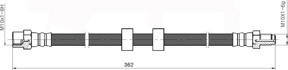 National NBH6038 - Гальмівний шланг autocars.com.ua