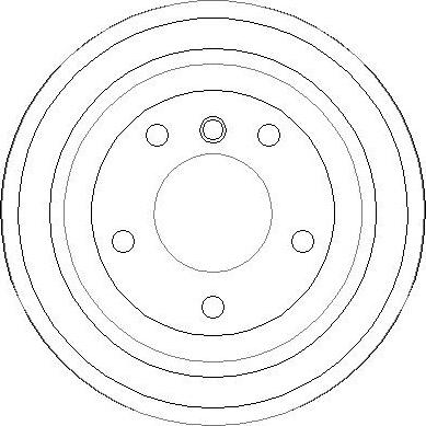 National NDR045 - Гальмівний барабан autocars.com.ua