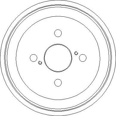 National NDR108 - Гальмівний барабан autocars.com.ua