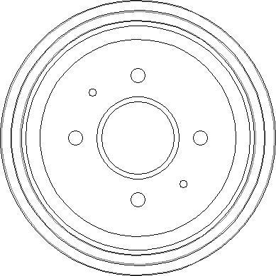 National NDR163 - Гальмівний барабан autocars.com.ua