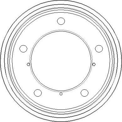 NATIONAL NDR199 - Гальмівний барабан autocars.com.ua