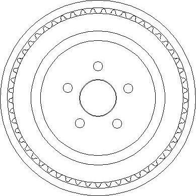 National NDR271 - Гальмівний барабан autocars.com.ua