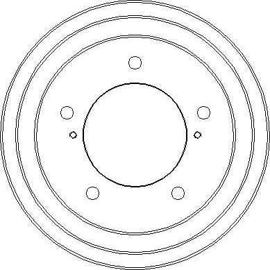 NATIONAL NDR289 - Гальмівний барабан autocars.com.ua