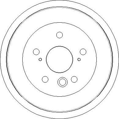 NATIONAL NDR291 - Гальмівний барабан autocars.com.ua