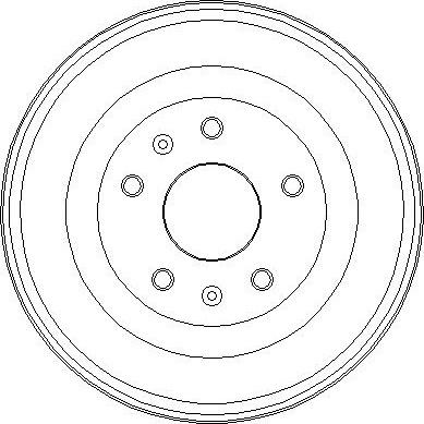 National NDR294 - Гальмівний барабан autocars.com.ua