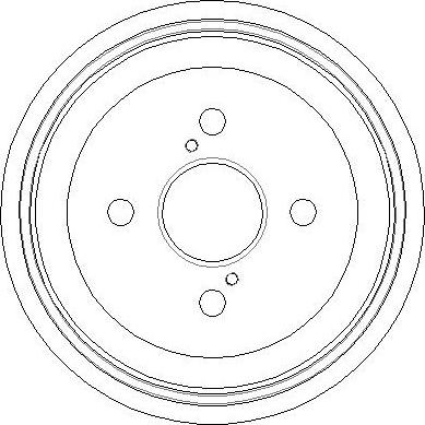 National NDR321 - Гальмівний барабан autocars.com.ua