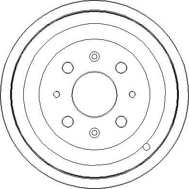 National NDR342 - Гальмівний барабан autocars.com.ua