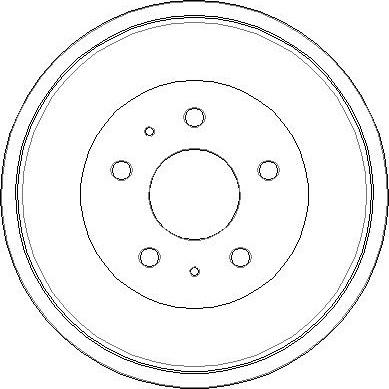 National NDR345 - Гальмівний барабан autocars.com.ua